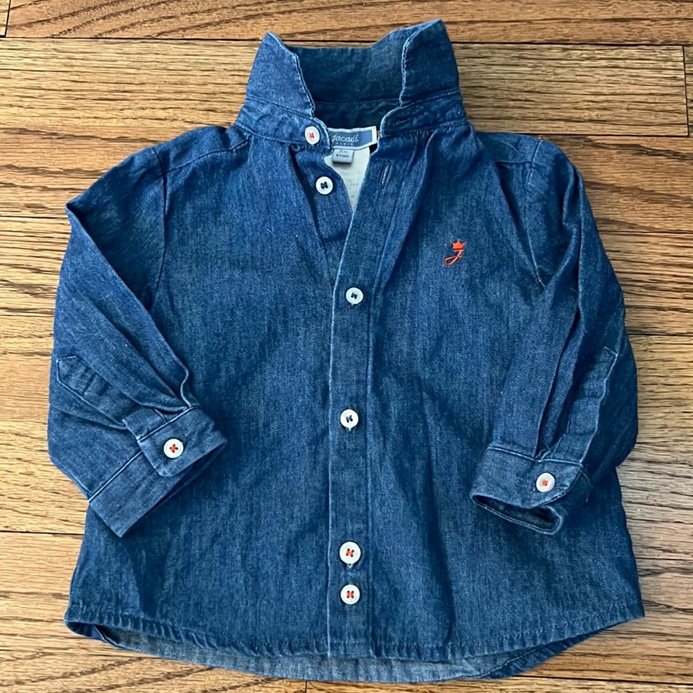 Jacadi boys button down 6M